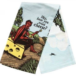Blue Q HAVE YOU TRIED CHEESE DISH TOWEL 7 Blue Q HAVE YOU TRIED CHEESE DISH TOWEL