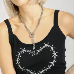 Shop Sour+Plus HELL BUNNY HEATHER TOP 8 Shop Sour+Plus HELL BUNNY HEATHER TOP