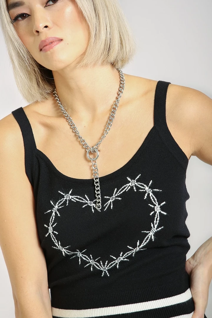 Shop Sour+Plus HELL BUNNY HEATHER TOP 5 Shop Sour+Plus HELL BUNNY HEATHER TOP