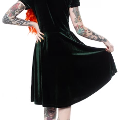 HELL BUNNY NEW JOANNE DRESS GREEN Shop Sour+Plus