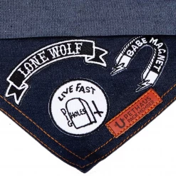 Lifestyle PETHAUS HOBO DENIM DOG BANDANA 9 Lifestyle PETHAUS HOBO DENIM DOG BANDANA