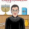 None RBG HAPPY HANUKKAH GREETING CARD