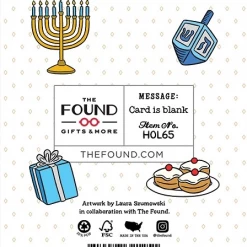 None RBG HAPPY HANUKKAH GREETING CARD