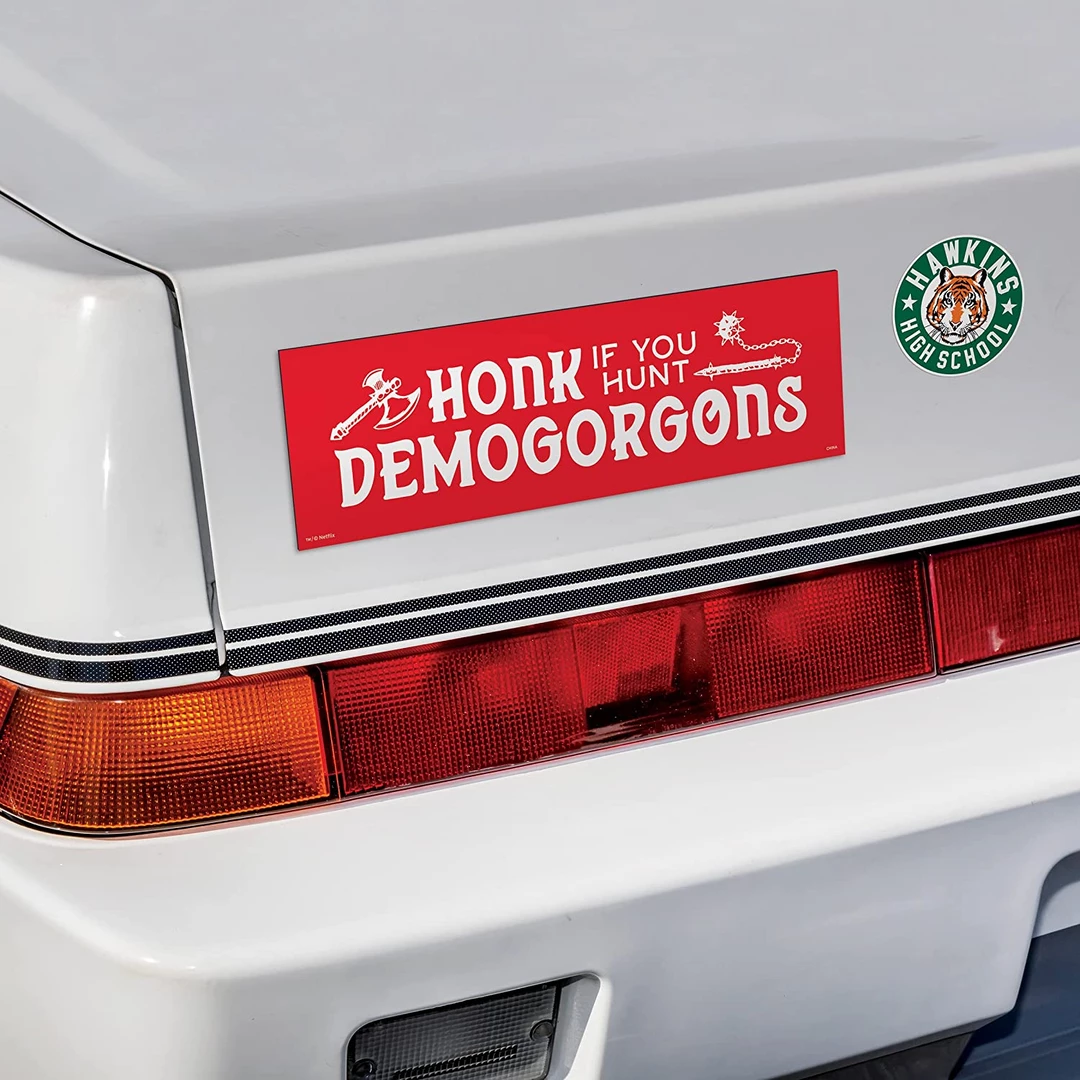 None STRANGER THINGS HONK IF YOU HUNT BUMPER STICKER MAGNET What's New 4 None STRANGER THINGS HONK IF YOU HUNT BUMPER STICKER MAGNET What's New