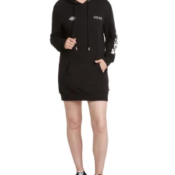 DICKIES GIRL LOGO HOODIE DRESS