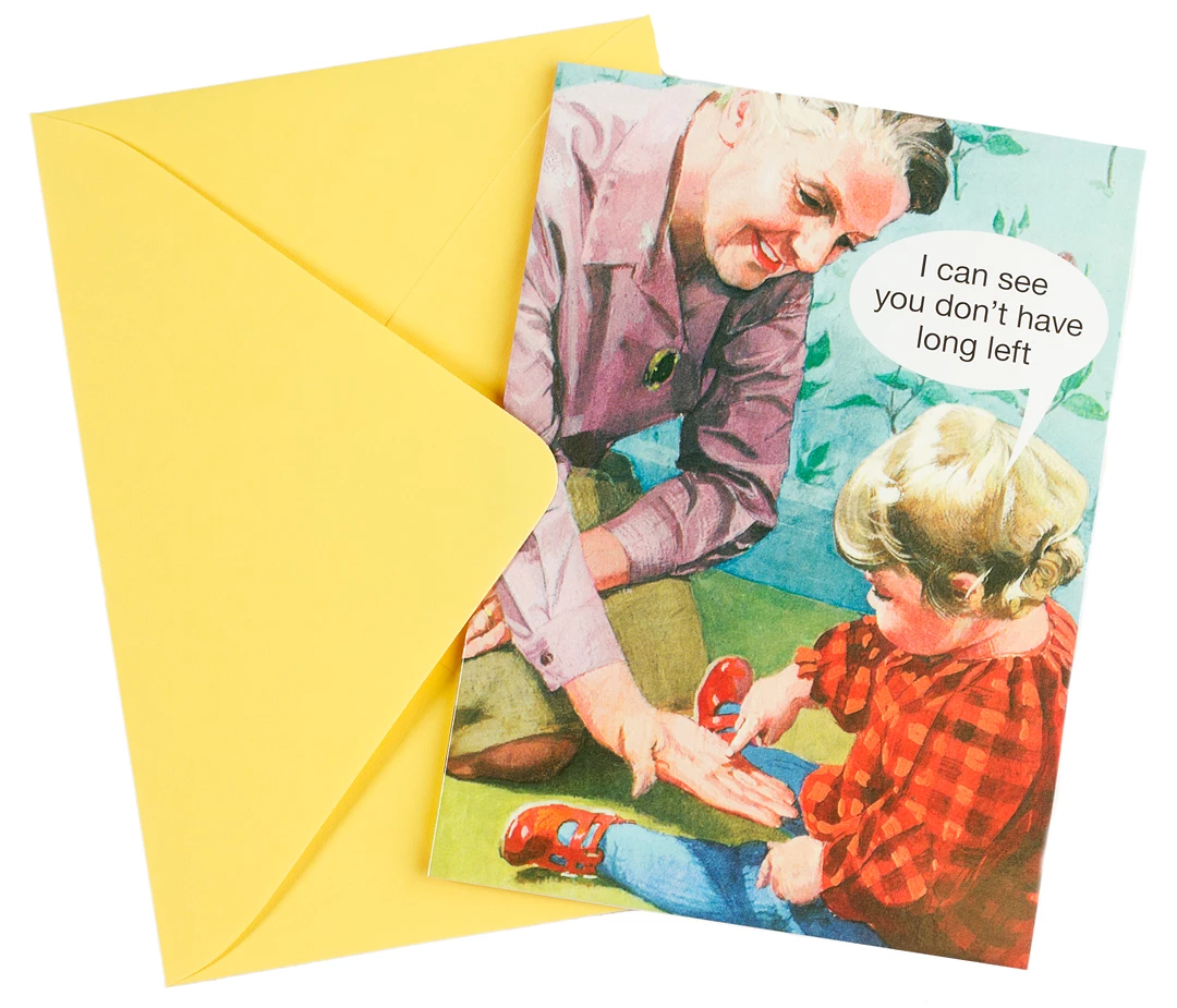 None I CAN SEE YOU DON'T HAVE LONG LEFT GREETING CARD Lifestyle