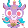 JELLYKOE BAPHOMET PRINT 1 JELLYKOE BAPHOMET PRINT