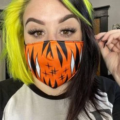 Shop Sourpuss SOURPUSS DIAMONDS ORANGE MASK