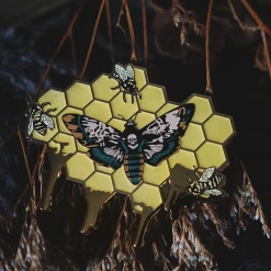 LIVELY GHOSTS INSECTS OF HORROR PIN