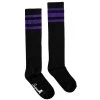 SOURPUSS PUMPKIN KNEE SOCKS BLACK/PURPLE 2 SOURPUSS PUMPKIN KNEE SOCKS BLACK/PURPLE