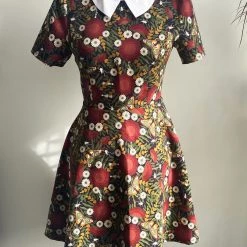 KATAKOMB JANE DRESS DARK FLORAL