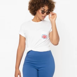 UNIQUE VINTAGE X JAWS AMITY ISLAND SURF CLUB UNISEX TEE