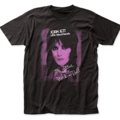 Graphic Tees I'm With The Band JOAN JETT I LOVE ROCK N ROLL T SHIRT