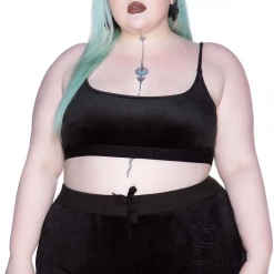 KILLSTAR JUST CROPPED UP BRALET BLACK