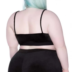 KILLSTAR JUST CROPPED UP BRALET BLACK