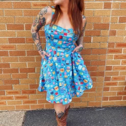 EVA ROSE KITSCHY KITCHEN FIT & FLARE DRESS Shop Sour+Plus