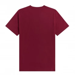 FRED PERRY LAUREL WREATH T SHIRT TAWNY PORT Apparel