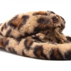 None Footwear FLUFFY SANDAL SLIPPERS LEOPARD