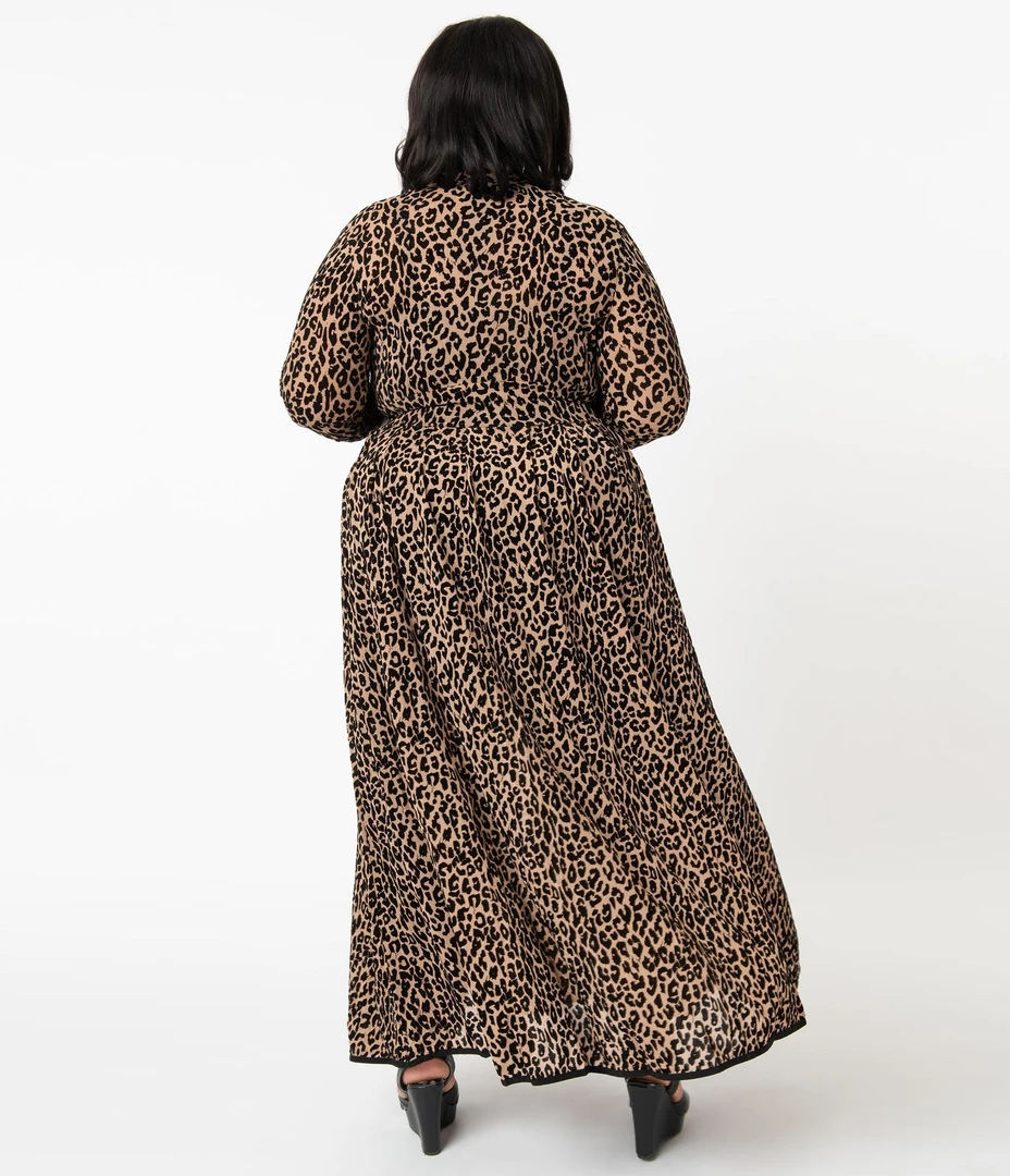Shop Sour+Plus UNIQUE VINTAGE LEOPARD PRINT TALLULLAH DUSTER 5 Shop Sour+Plus UNIQUE VINTAGE LEOPARD PRINT TALLULLAH DUSTER