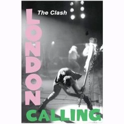 None THE CLASH LONDON CALLING POSTER