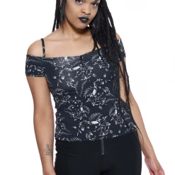 KILLSTAR LULU BARDOT TOP Shop Sour+Plus