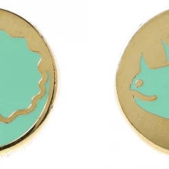 LUXCUPS CREATIVE DINO EARRINGS MINT