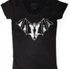 LUCKY 13 VAMPY SCOOP NECK TEE 2 LUCKY 13 VAMPY SCOOP NECK TEE