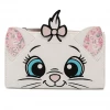 LOUNGEFLY DISNEY MARIE FLORAL FACE FLAP WALLET Accessories