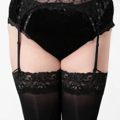 KILLSTAR MERCY LACE GARTER BELT BLACK Shop Sour+Plus