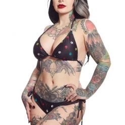 SOURPUSS MULTI SKULLS STRING BIKINI