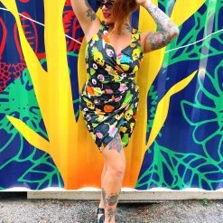 SOURPUSS MONSTER LUAU TIKI DRESS 17 SOURPUSS MONSTER LUAU TIKI DRESS