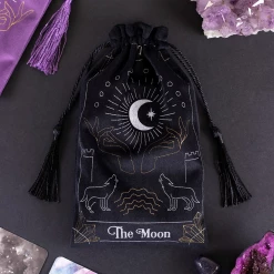 None Lifestyle MOON TAROT CARDS DRAWSTRING POUCH