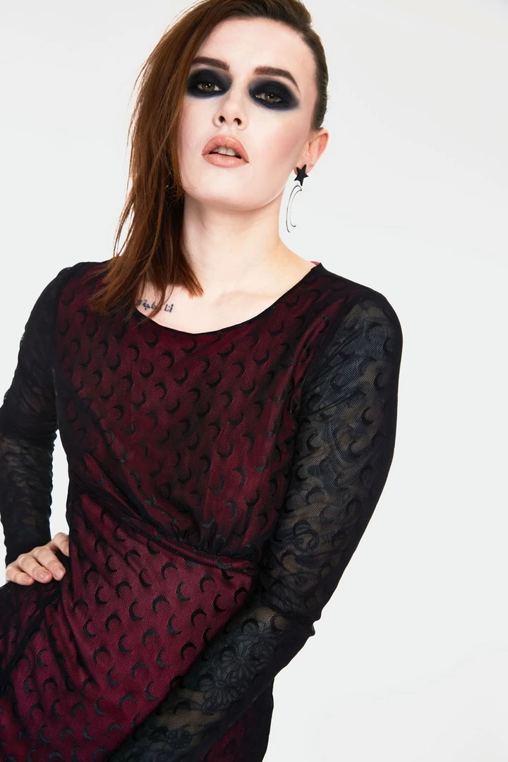 JAWBREAKER MOONSTRUCK MESH MIDI DRESS Apparel 4 JAWBREAKER MOONSTRUCK MESH MIDI DRESS Apparel