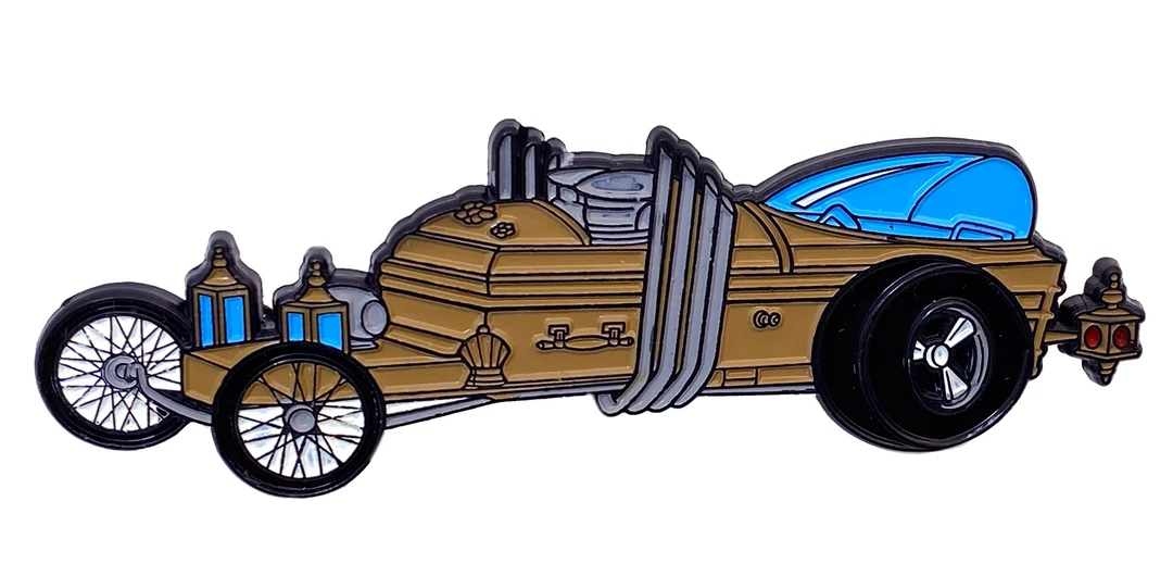 ROCK REBEL MUNSTERS DRAGULA CAR ENAMEL PIN Accessories 3 ROCK REBEL MUNSTERS DRAGULA CAR ENAMEL PIN Accessories