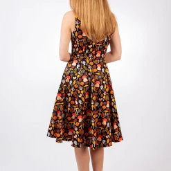 EVA ROSE MUSHROOMS MID DRESS