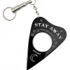 None MYSTIFYING DEFENSE OUIJA PLANCHETTE KEYCHAIN