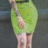 Neon Dreams SOURPUSS LEOPARD MIDI SKIRT NEON YELLOW 2 Neon Dreams SOURPUSS LEOPARD MIDI SKIRT NEON YELLOW