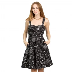 Shop Sour+Plus EVA ROSE NIGHT SKY FIT & FLARE DRESS