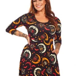 Shop Sour+Plus SOURPUSS OVER THE MOON LOW-BACK DRESS