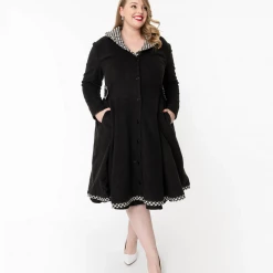 Shop Sour+Plus UNIQUE VINTAGE HOUNDSTOOTH PARKVIEW SWING COAT