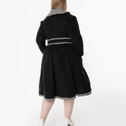 Shop Sour+Plus UNIQUE VINTAGE HOUNDSTOOTH PARKVIEW SWING COAT