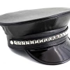 Funk Plus Back In Stock STUDDED BLACK PATENT CAPTAIN HAT 2 Funk Plus Back In Stock STUDDED BLACK PATENT CAPTAIN HAT