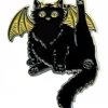 ECTOGASM BLACK CAT PENTACLE BUTT ENAMEL PIN Back In Stock 2 ECTOGASM BLACK CAT PENTACLE BUTT ENAMEL PIN Back In Stock