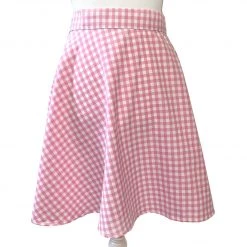 RETROLICIOUS PINK GINGHAM SKATER SKIRT Shop Sour+Plus