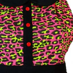 Shop Sourpuss SOURPUSS PINK LEOPARD APRON