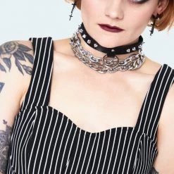 JAWBREAKER PINSTRIPE MINI SHIFT DRESS Apparel 9 JAWBREAKER PINSTRIPE MINI SHIFT DRESS Apparel