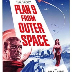 None PLAN 9 FROM OUTER SPACE POSTER Homewares