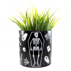 SOURPUSS SKELETON PLANT CONTAINER Haunted Homewares