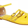 Bettie Page Shoes BETTIE PAGE POLLY BUCKLE FLATS YELLOW Footwear 1 Bettie Page Shoes BETTIE PAGE POLLY BUCKLE FLATS YELLOW Footwear