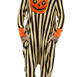 SOURPUSS PUMPKIN ONE PIECE PAJAMAS Shop Sour+Plus
